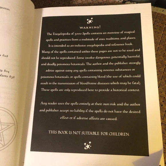 Purple and White Encyclopedia of 5,000 Spells - Picture 6 of 9